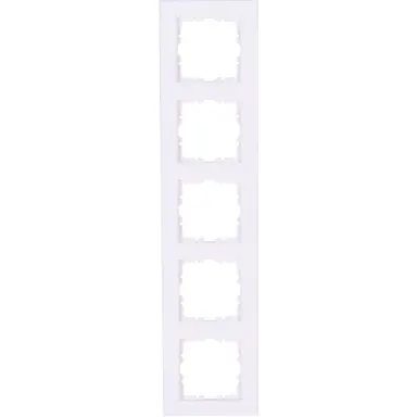 Kopp 402913001 afdekraam 5-voudig HK07 arctic wit glans