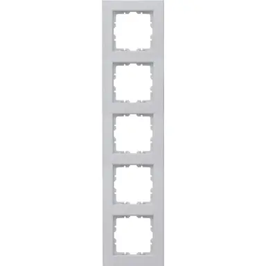 Kopp 402934006 afdekraam 5-voudig HK07 grijs mat