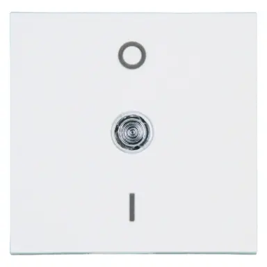 Kopp 491973005 schakelwip controlevenster transparant met opdruk 0 - I HK07 Athenis helder wit glans