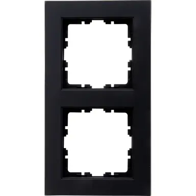 Kopp 402650007 afdekraam 2-voudig HK07 zwart mat