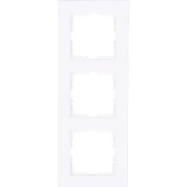 Kopp 402713005 afdekraam 3-voudig HK07 arctic wit glans