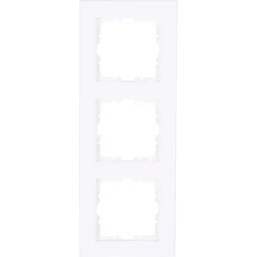 Kopp 402713005 afdekraam 3-voudig HK07 arctic wit glans