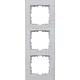 Kopp 402734000 afdekraam 3-voudig HK07 grijs mat