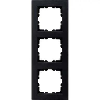 Kopp 402750000 afdekraam 3-voudig HK07 zwart mat