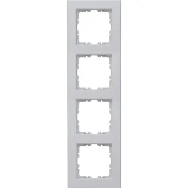 Kopp 402834003 afdekraam 4-voudig HK07 grijs mat