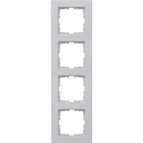 Kopp 402834003 afdekraam 4-voudig HK07 grijs mat