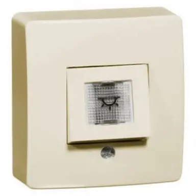 PEHA 655 GLK pulsdrukker drukcontact terugverend 1 maakcontact met controlelamp creme
