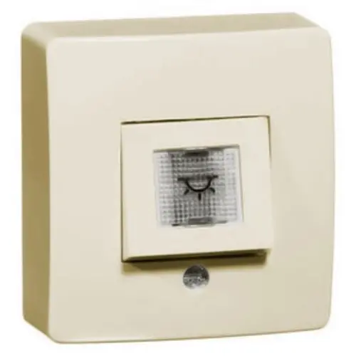 PEHA 655 GLK pulsdrukker drukcontact terugverend 1 maakcontact met controlelamp creme