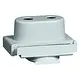 PEHA D 63 invoertule  met 2 invoeren grijs