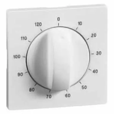 PEHA 95.610.02 Z/120 draaiknop voor tijdschakelaar 0-120 min. Dialog levend wit