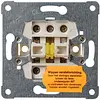 PEHA 616/6 wissel-wisselschakelaar 2 gescheiden circuits met schroefcontact 10A