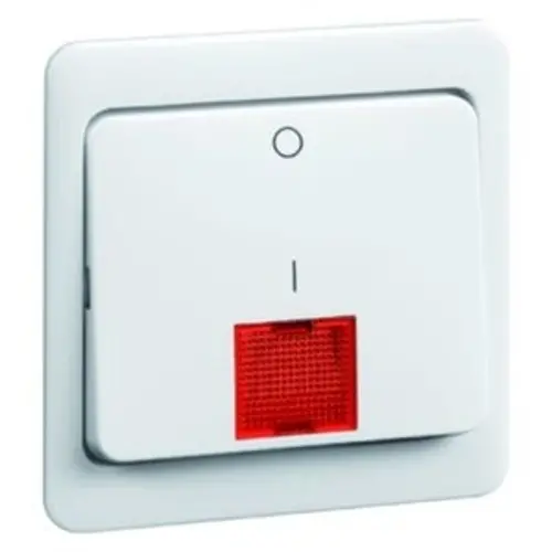 PEHA 80.642 N GLK W schakelwip controlevenster groot met opdruk 1-0 Standard creme glans