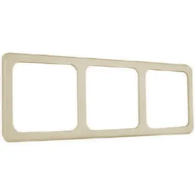 PEHA 80.673 W afdekraam 3-voudig Standard creme