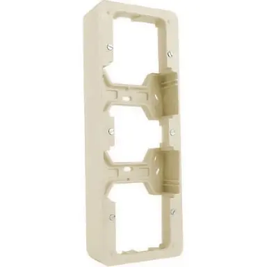 PEHA 80.693 W opbouwbak 3-voudig creme