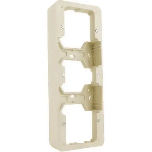 PEHA 80.693 W opbouwbak 3-voudig creme
