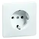PEHA 80.6611.02 wandcontactdoos randaarde schroefklem Standard levend wit
