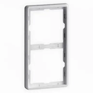 PEHA 95.572.70 afdekraam 2-voudig Dialog aluminium gelakt