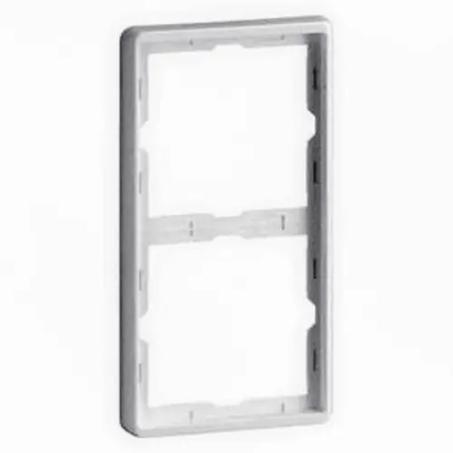 PEHA 95.572.70 afdekraam 2-voudig Dialog aluminium gelakt