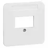 PEHA 80.610.02 TDO centraalplaat met tekstkader voor luidsprekerdoos Standard levend wit