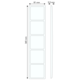 PEHA 80.675.02 afdekraam 5-voudig Standard levend wit