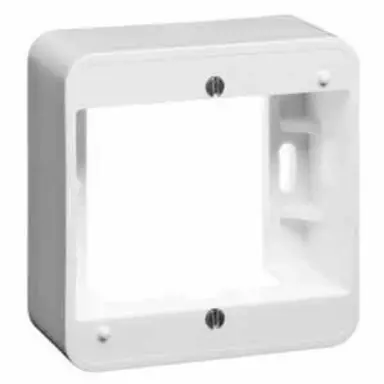 PEHA 80.691.02 opbouwbak 1-voudig levend wit