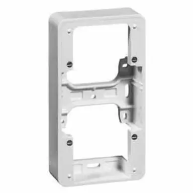 PEHA 80.692.02 opbouwbak 2-voudig levend wit