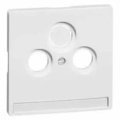 PEHA 95.610.02 TV NA centraalplaat antenne / COAX wandcontactdoos Dialog levend wit