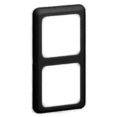 PEHA 772.19 Compacta afdekraam 2-voudig diepzwart