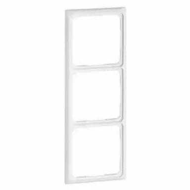 PEHA 80.573.02 afdekraam 3-voudig Standard Inline levend wit