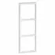 PEHA 80.573.02 afdekraam 3-voudig Standard Inline levend wit