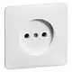 PEHA 80.1911.02 SI wandcontactdoos zonder randaarde kindveilig Standard levend wit