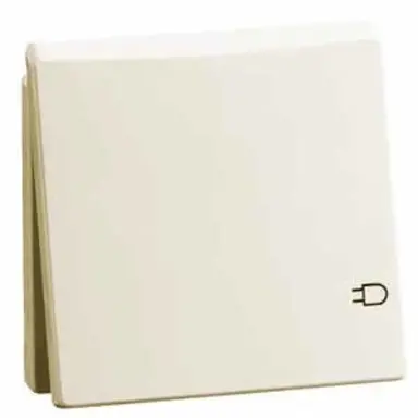 PEHA 95.6511.03 K wandcontactdoos randaarde met klapdeksel Dialog creme