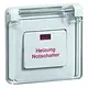 PEHA 81.516 V K HN CV noodschakelaar met controlelamp Standard wit glans