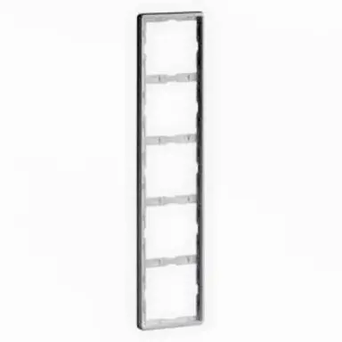 PEHA 95.575.70 afdekraam 5-voudig Dialog aluminium gelakt