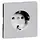 PEHA 95.6511.70 SI wandcontactdoos randaarde kindveilig Dialog aluminium gelakt