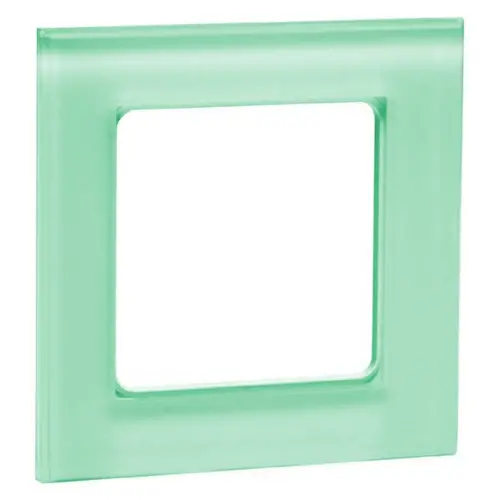 PEHA 20.571.52.46 afdekraam 1-voudig Aura mintgroen glas
