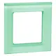 PEHA 20.571.52.46 afdekraam 1-voudig Aura mintgroen glas