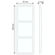 PEHA 80.573.03 afdekraam 3-voudig Standard Inline creme