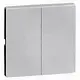 PEHA 95.645.70 schakelwip 2-voudig 600 serie Dialog aluminium gelakt