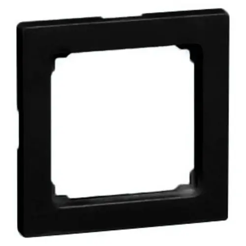 PEHA 95.670.19 ZV centraalplaat met rechthoekig genormd gat 50x50 mm Dialog diep zwart