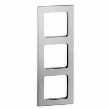 PEHA 20.573.70 T afdekraam 3-voudig Aura aluminium