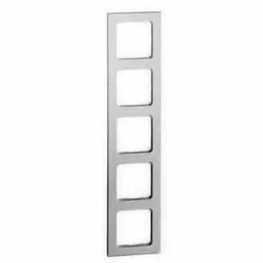 PEHA 20.575.70 T afdekraam 5-voudig Aura aluminium