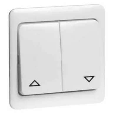 PEHA 80.244.02 JR schakelwip 2-voudig jaloezie tbv serie 200 Standard levend wit