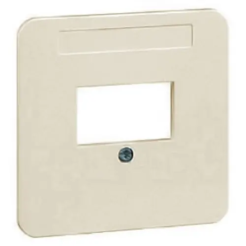 PEHA 80.610 TDO W centraalplaat luidspreker tekstkader Standard creme