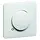 PEHA 80.610 DS W draaiknop toerenregeling Standard creme glans