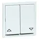 PEHA 20.544.022 schakelwip 2-voudig serie 500 Nova levend wit