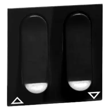 PEHA 20.634.192 schakelwip 2-voudig jaloezie Nova tangenta diepzwart