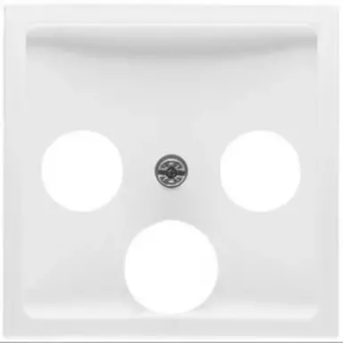 PEHA 11.610.02 TV centraalplaat antenne / COAX wandcontactdoos Badora levend wit