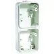 PEHA 602/2.02 WAB DO opbouwbak 2-voudig verticaal voor spatwaterdicht IP54 wit