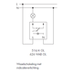 PEHA 516/4 GL wisselschakelaar met orientatieverlichting